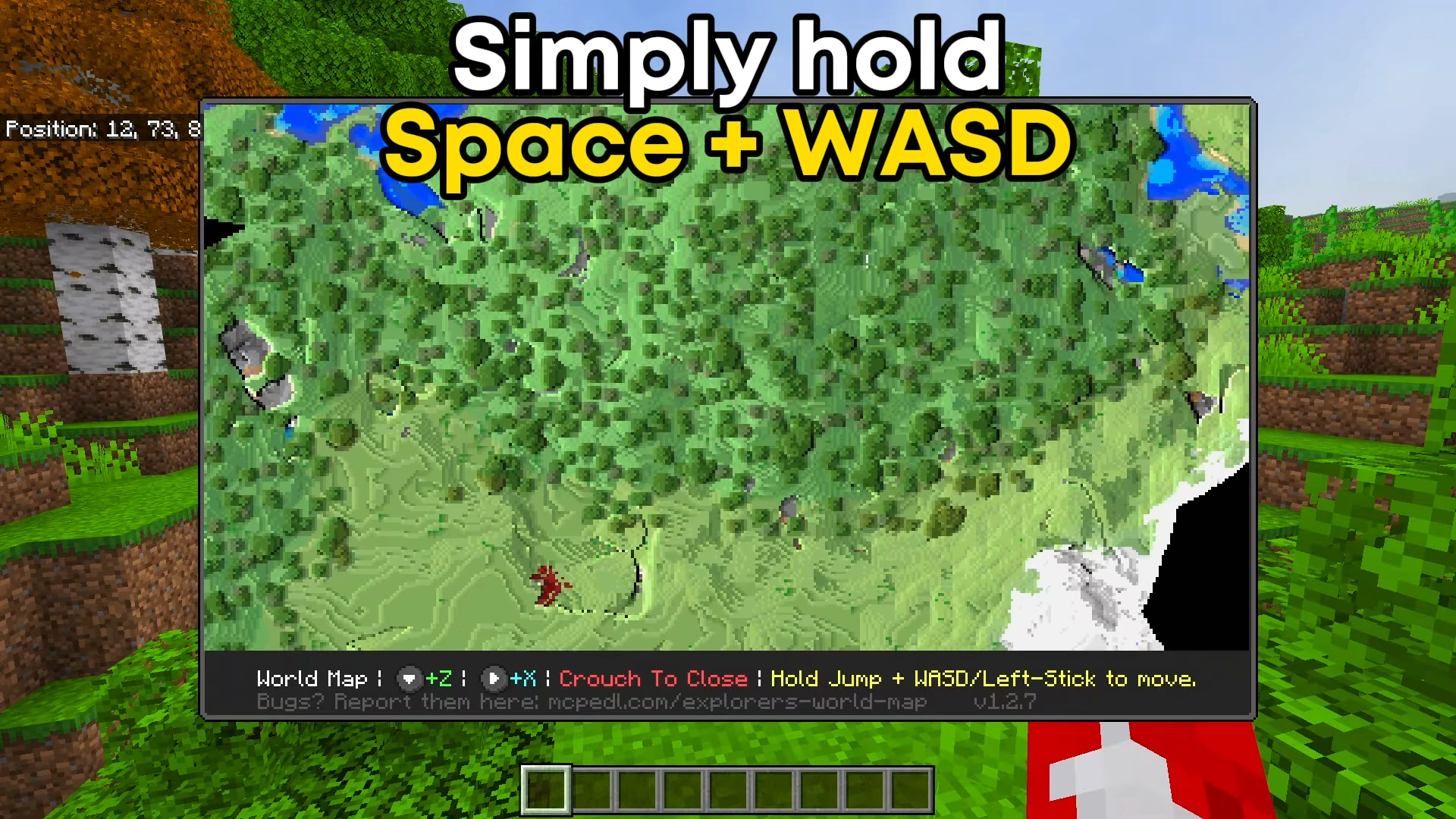 Explorer's World Map and Minimap V2 Addon (26.x, 1.21) – MCPE/Bedrock — screenshot 4