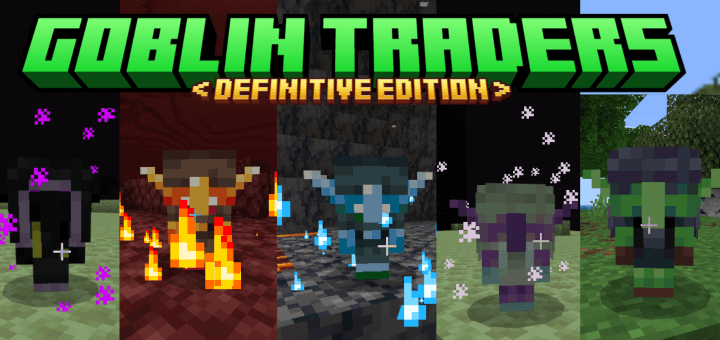 Goblin Traders Definitive Edition Addon (26.x, 1.21) – MCPE/Bedrock Mod