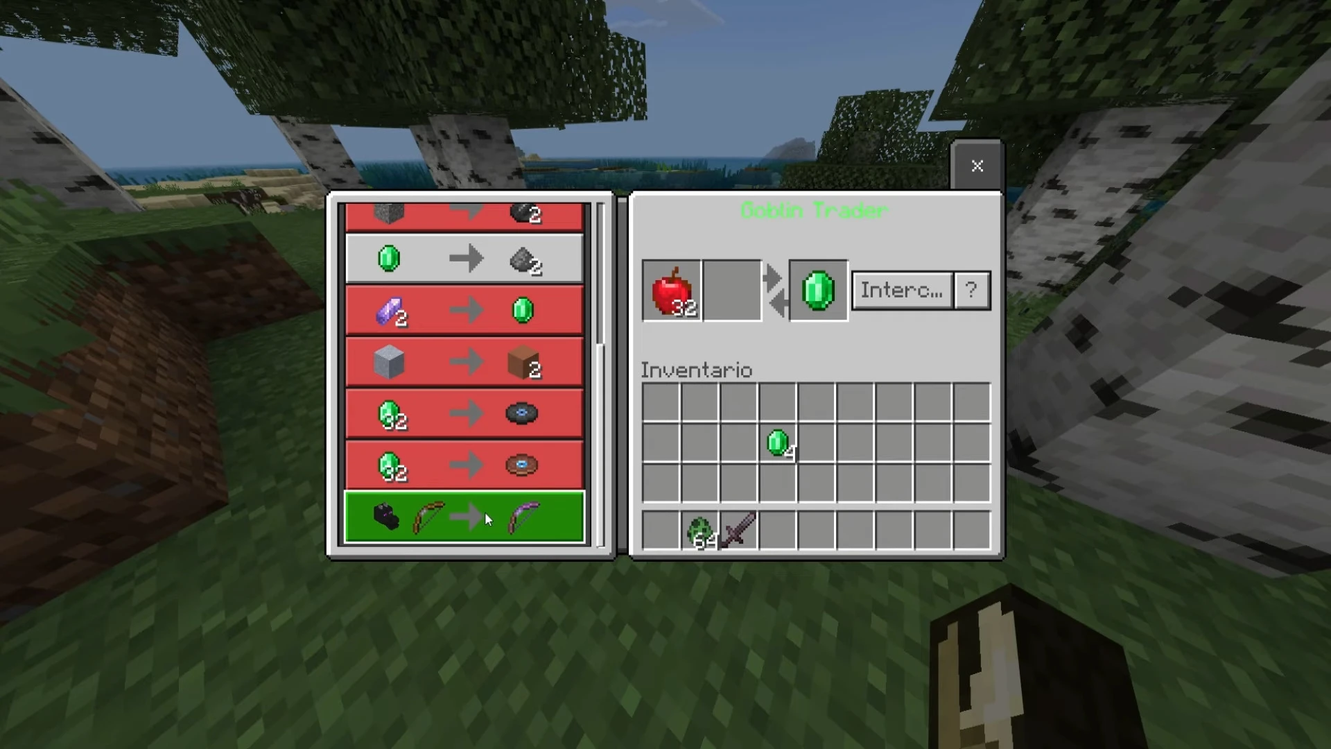 Goblin Traders Definitive Edition Addon (26.x, 1.21) – MCPE/Bedrock Mod — screenshot 2