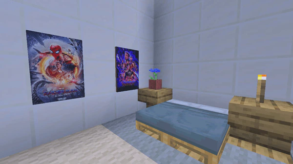 Posters + Addon (26.x, 1.21) – MCPE/Bedrock — screenshot 1