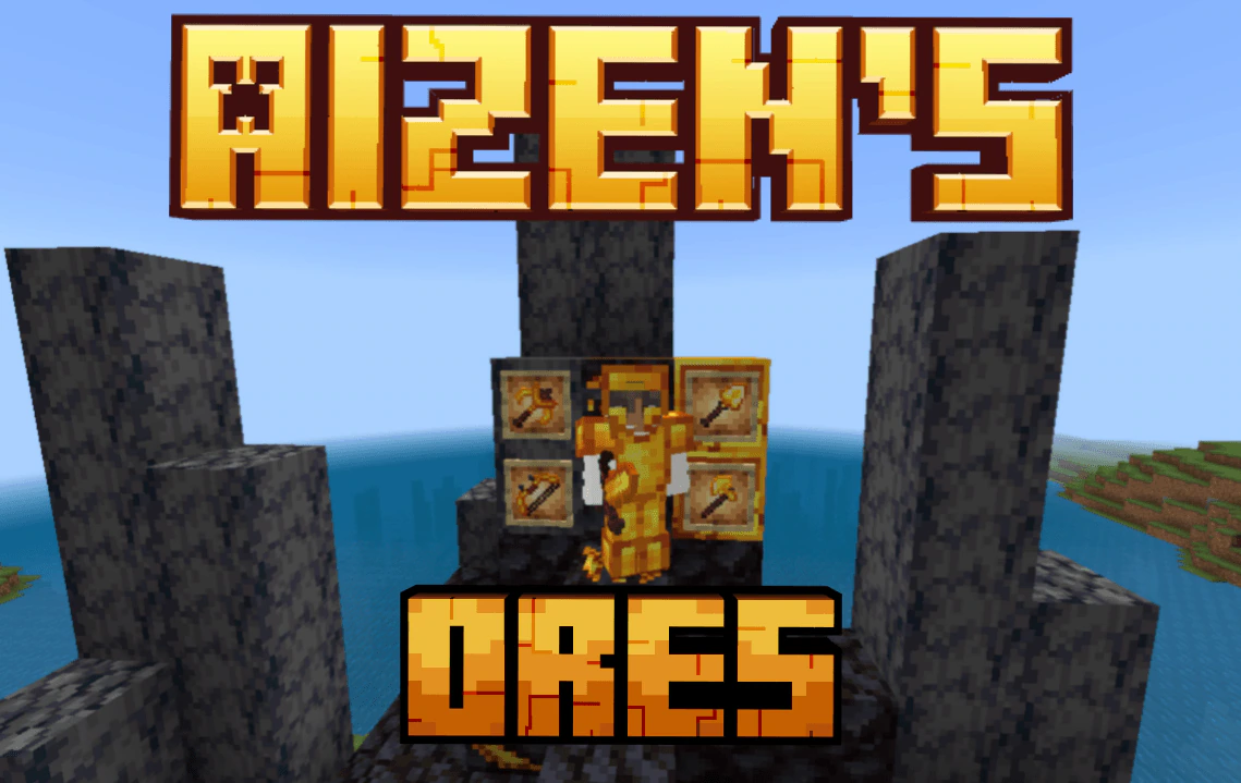 Aizen's Ores Addon (1.21) – MCPE/Bedrock