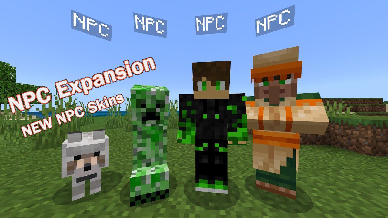 NPC Expansion Addon (26.x, 1.21) – MCPE/Bedrock Custom NPC Mod