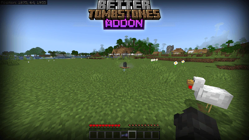 Better Tombstones Addon (26.x, 1.21) – MCPE/Bedrock Mod