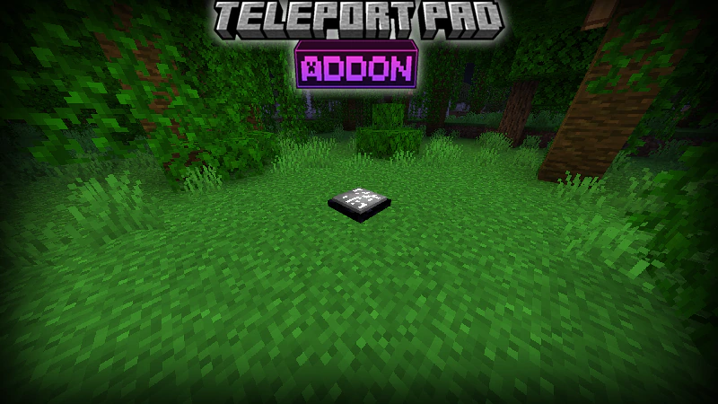 Teleport Pads Addon (26.x, 1.21) – MCPE/Bedrock Mod