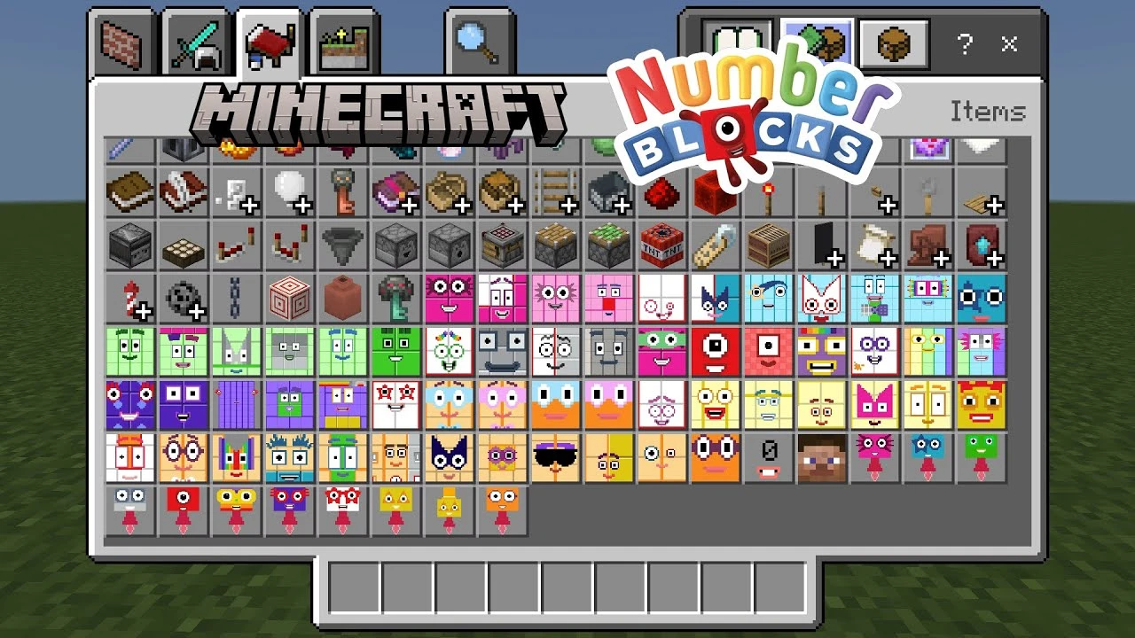 Numberblocks Addon (26.x, 1.21) – MCPE/Bedrock Mod
