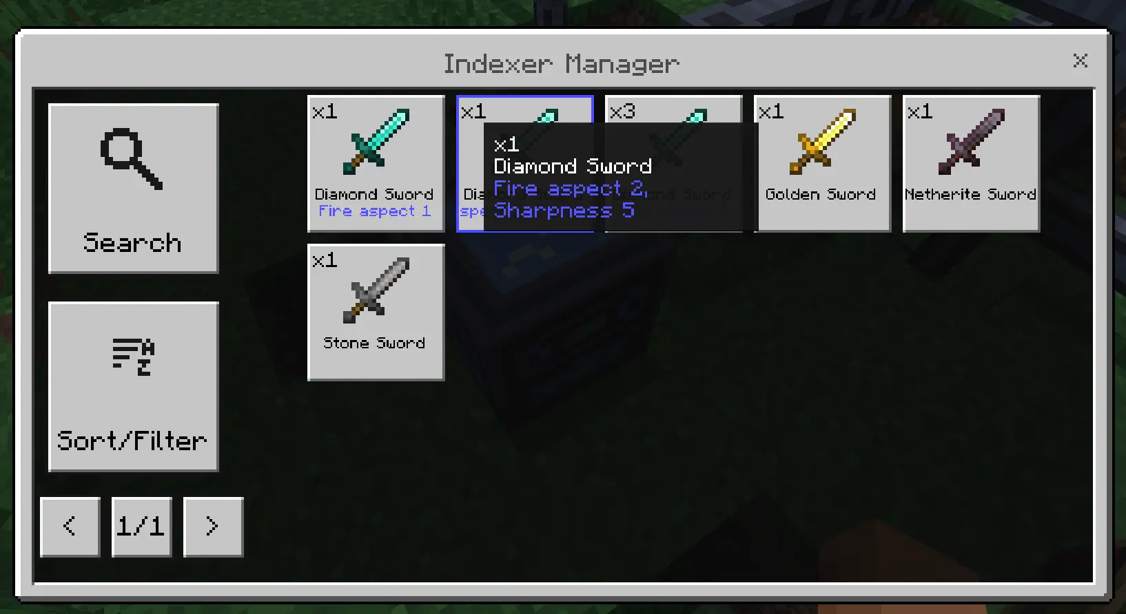 Indexer Addon (26.x, 1.21) – MCPE/Bedrock Mod — screenshot 2
