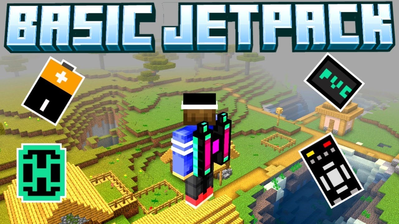 Basic Jetpack Addon (26.x, 1.21) – MCPE/Bedrock Mod
