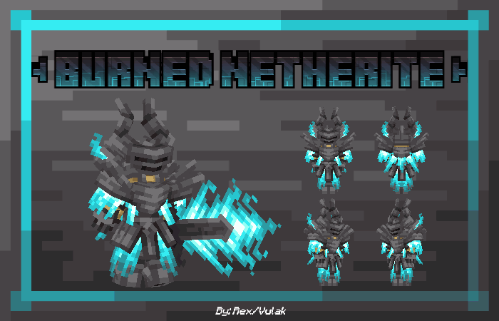 Burned Netherite Addon (1.21) – MCPE/Bedrock — screenshot 2