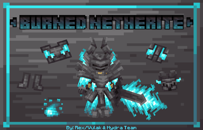 Burned Netherite Addon (1.21) – MCPE/Bedrock — screenshot 3
