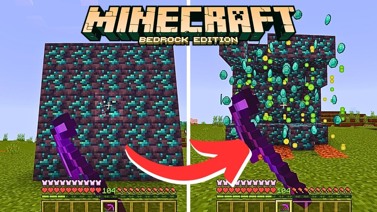 Vein Miner Addon (26.x, 1.21) – MCPE/Bedrock Mod