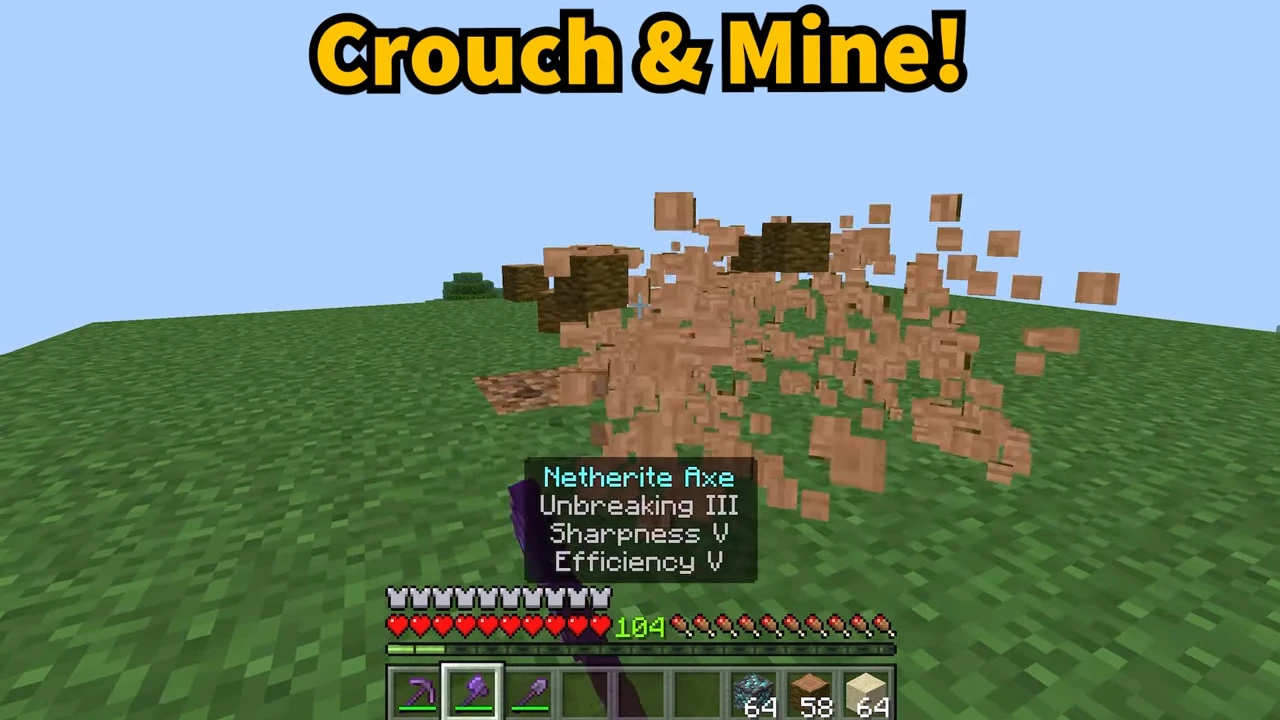 Vein Miner Addon (26.x, 1.21) – MCPE/Bedrock Mod — screenshot 3