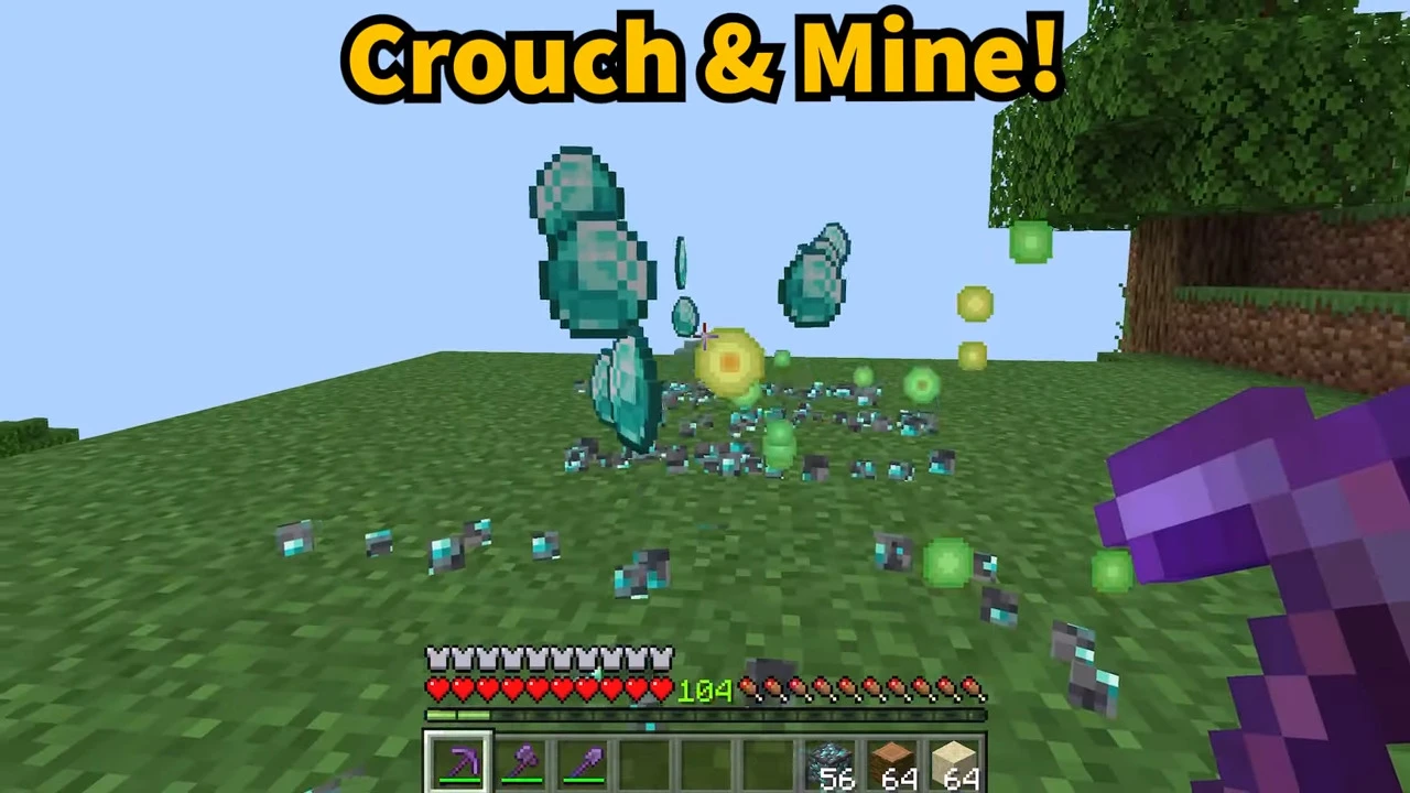 Vein Miner Addon (26.x, 1.21) – MCPE/Bedrock Mod — screenshot 4