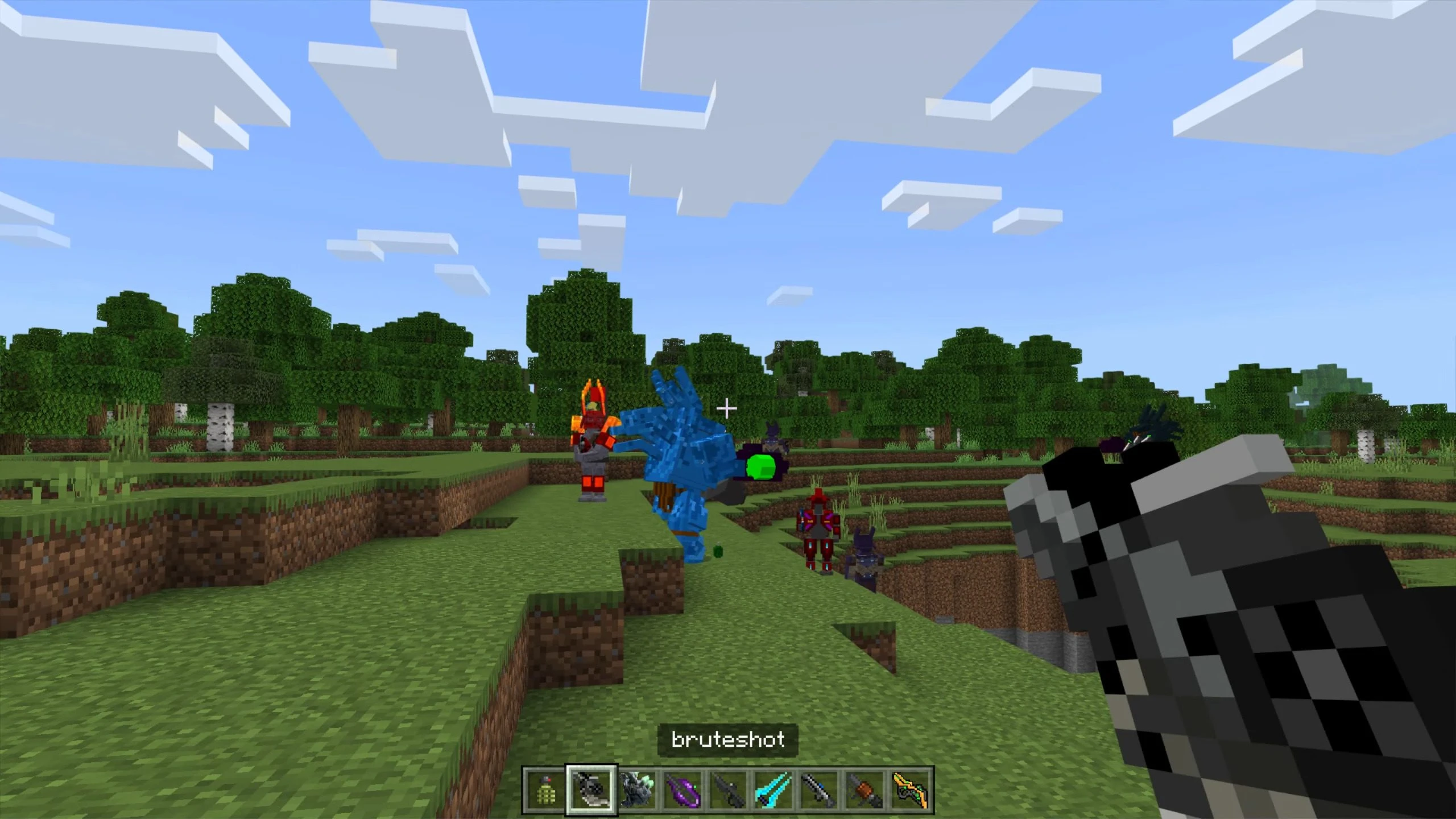 Halo Addon (26.x, 1.21) – MCPE/Bedrock 3D Guns Mod — screenshot 1