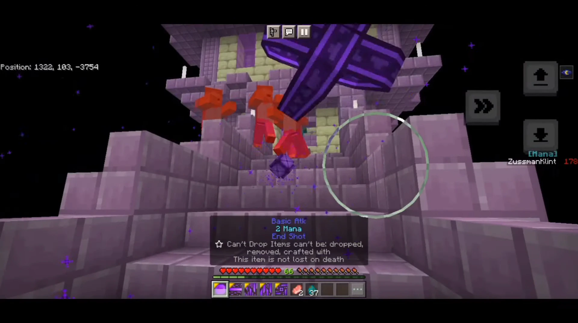 End Magic Addon (26.x, 1.21) – MCPE/Bedrock Mod — screenshot 1