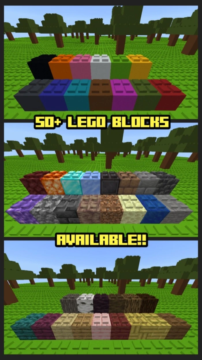 Legocraft Addon (26.x, 1.21) – MCPE/Bedrock Mod — screenshot 1