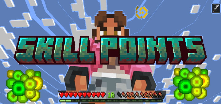 Skill Points Addon (26.x, 1.21) – MCPE/Bedrock Mod