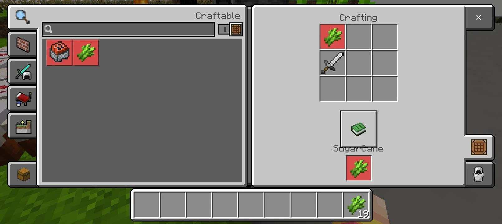 Eatable SugarCane Addon (1.21) – MCPE/Bedrock — screenshot 1
