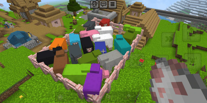All Colour Sheep Update Addon (1.21) – MCPE/Bedrock — screenshot 2