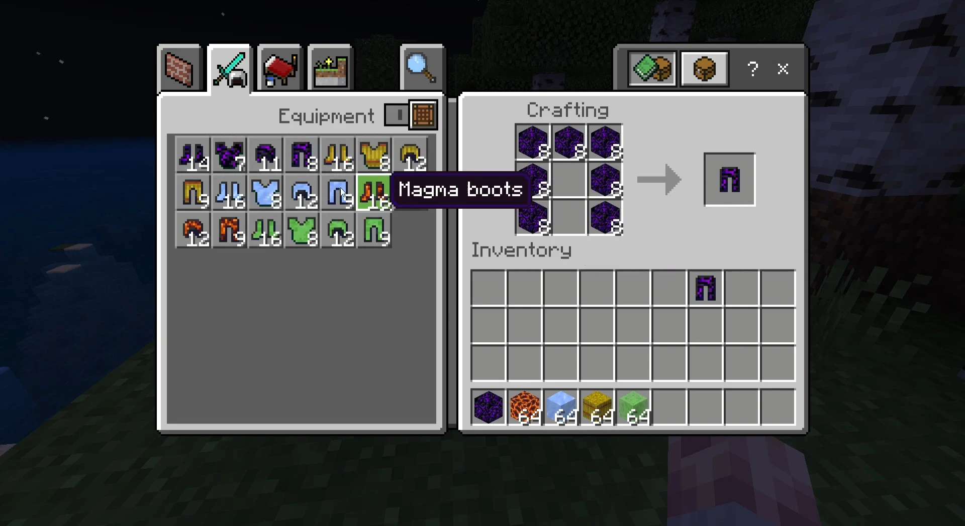Block Armor Addon (26.x, 1.21) – MCPE/Bedrock Mod — screenshot 2