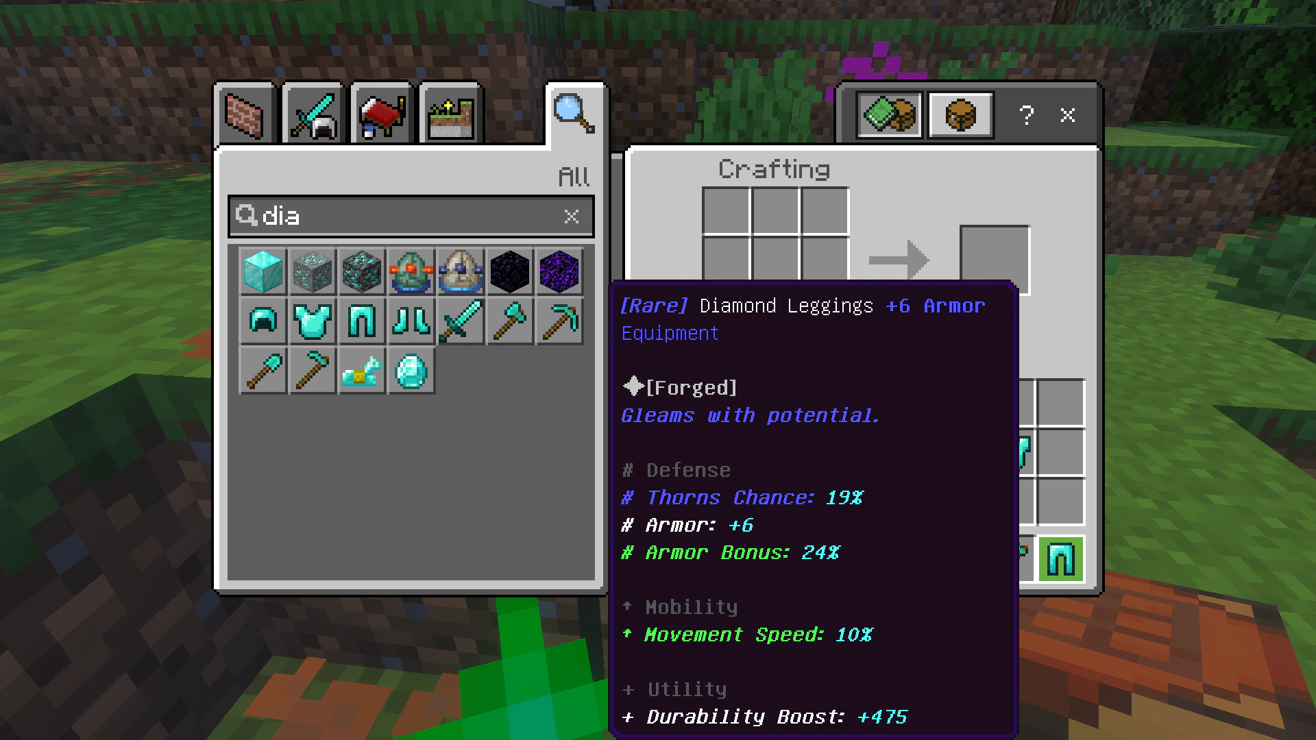 RarityForge Addon (26.x, 1.21) – MCPE/Bedrock Mod — screenshot 3