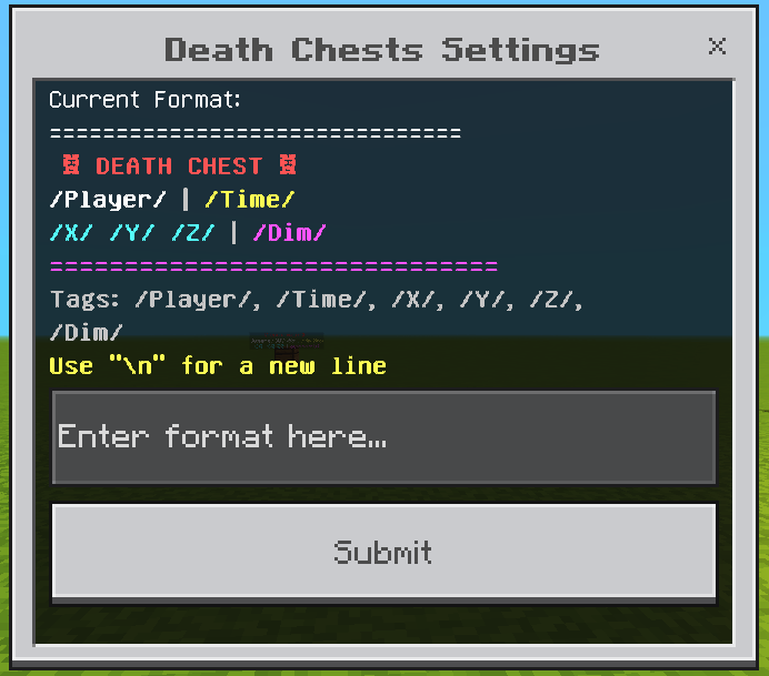 TC Death Chest Addon (26.x, 1.21) – MCPE/Bedrock — screenshot 1