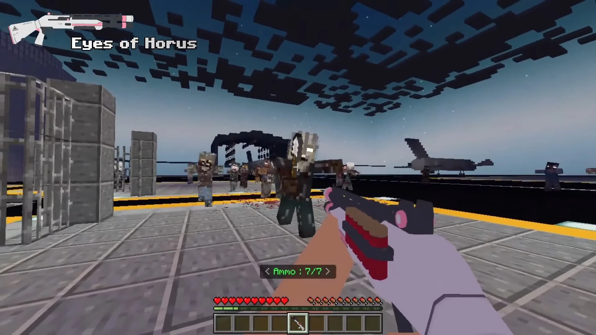 Blue Archive Legacy Addon (26.x, 1.21) – MCPE/Bedrock Futuristic Guns Mod — screenshot 6