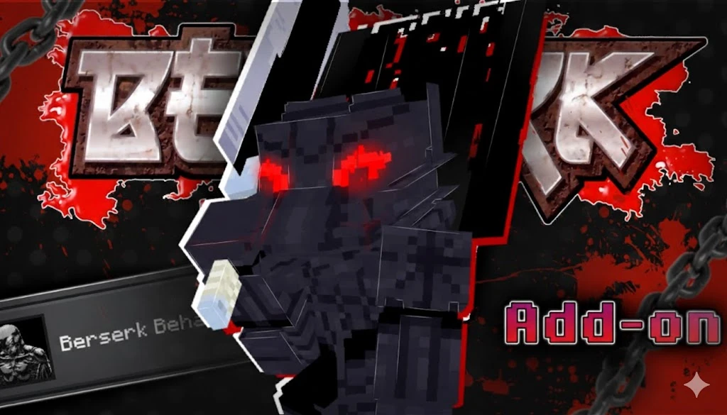 Berserk Addon (26.x, 1.21) – MCPE/Bedrock Mod