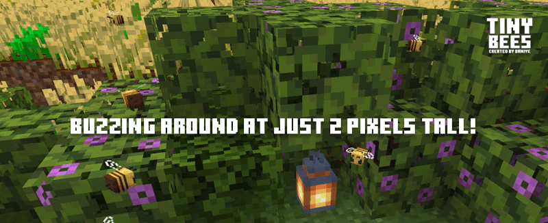 Tiny Bees Addon (26.x, 1.21) – MCPE/Bedrock — screenshot 1
