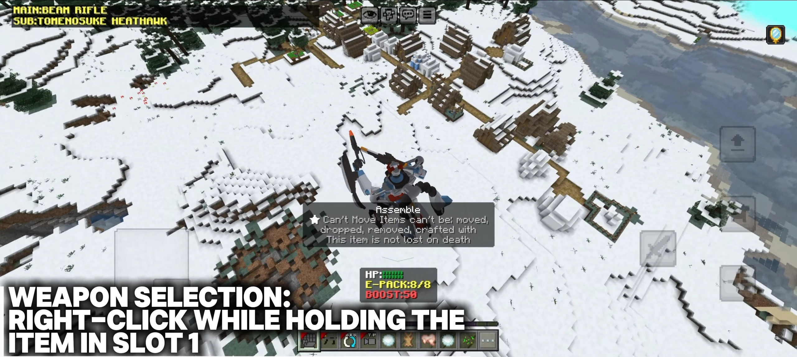 MobileSuit Gundam Addon (26.x, 1.21) – MCPE/Bedrock Mod — screenshot 3