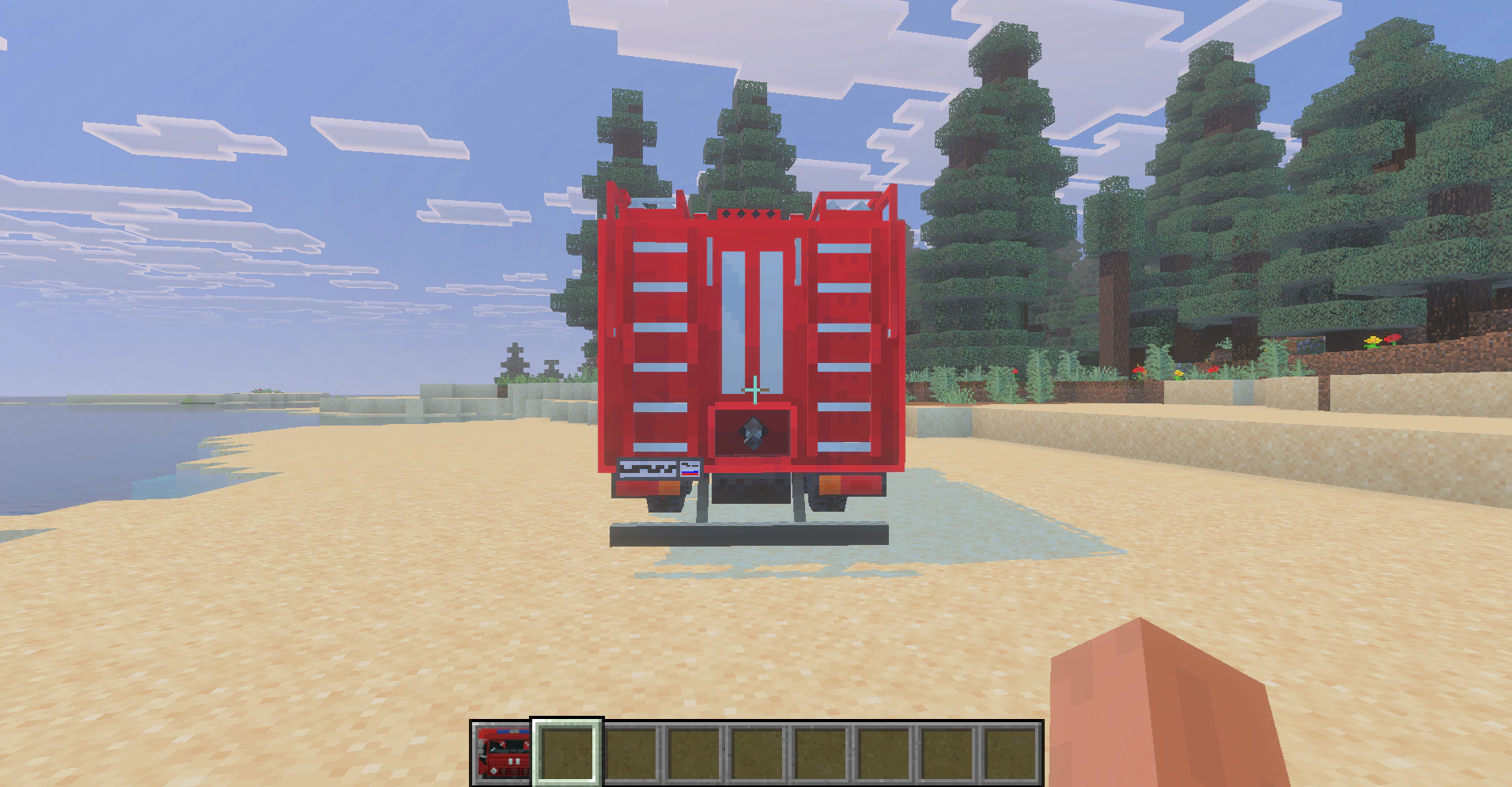 Kamaz 5350 FireTrack Addon (26.x, 1.21) – MCPE/Bedrock Mod — screenshot 6
