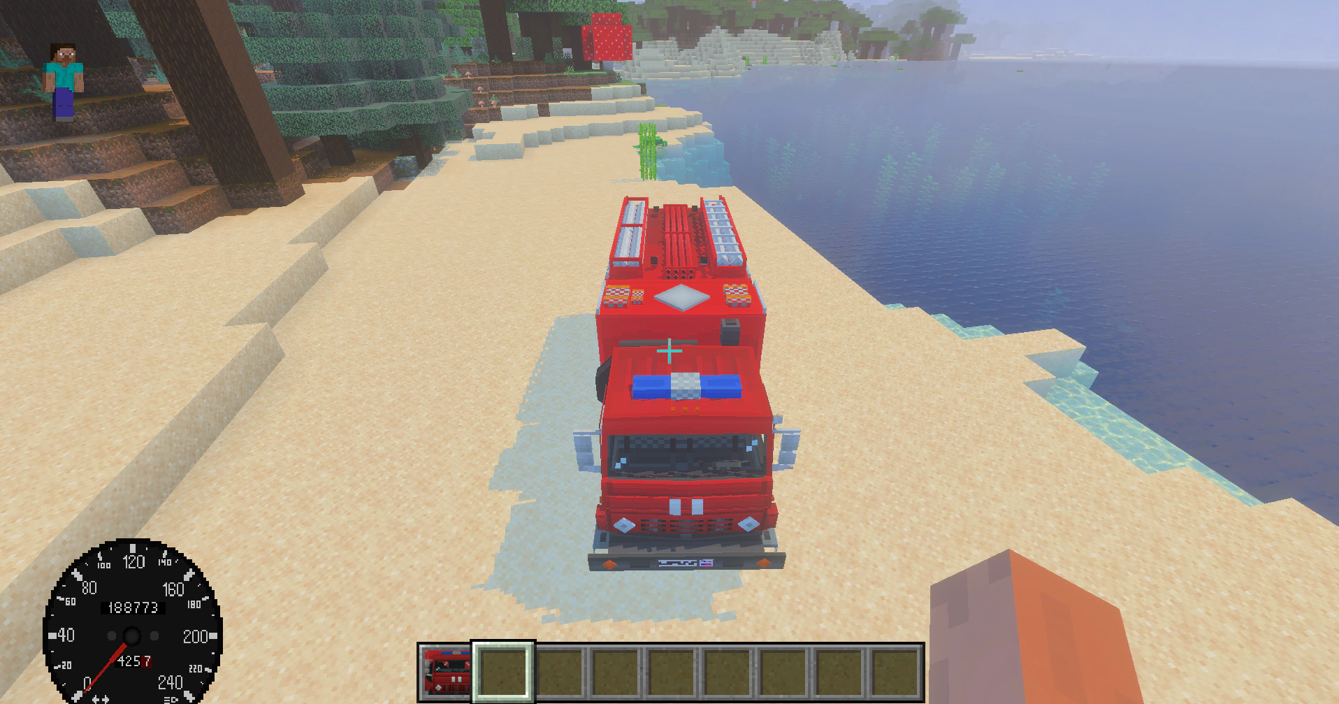 Kamaz 5350 FireTrack Addon (26.x, 1.21) – MCPE/Bedrock Mod — screenshot 7