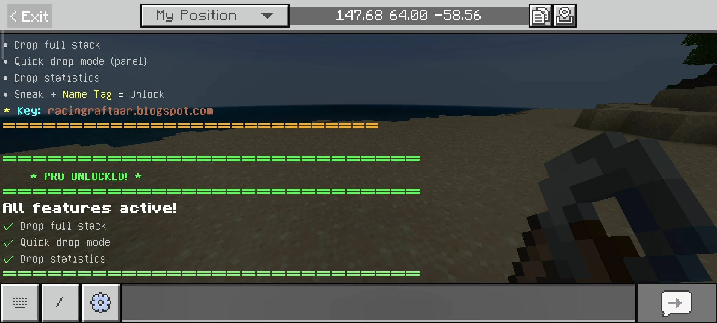 Instant Dropper Addon (26.x, 1.21) – MCPE/Bedrock Mod — screenshot 3