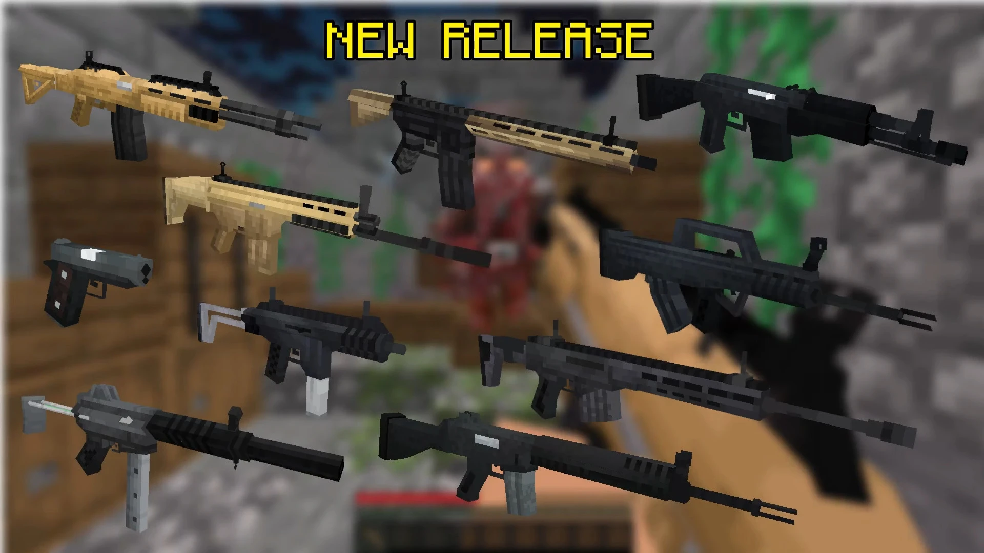 Blazik's Arsenal Addon (26.x, 1.21) – Premium 3D Guns Mod — screenshot 1