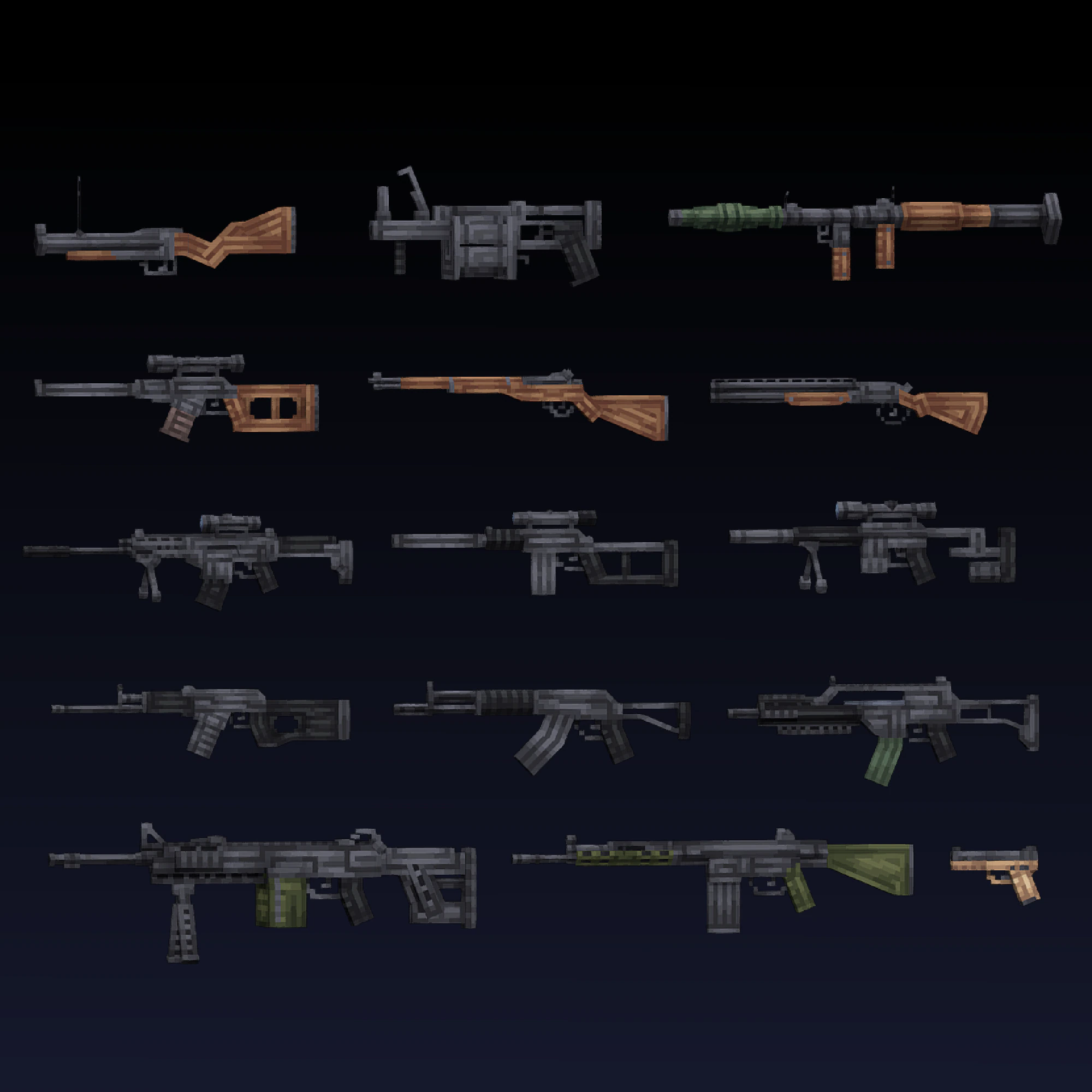 Absolute Guns 3 Addon (26.x, 1.21) – MCPE/Bedrock Mod — screenshot 1