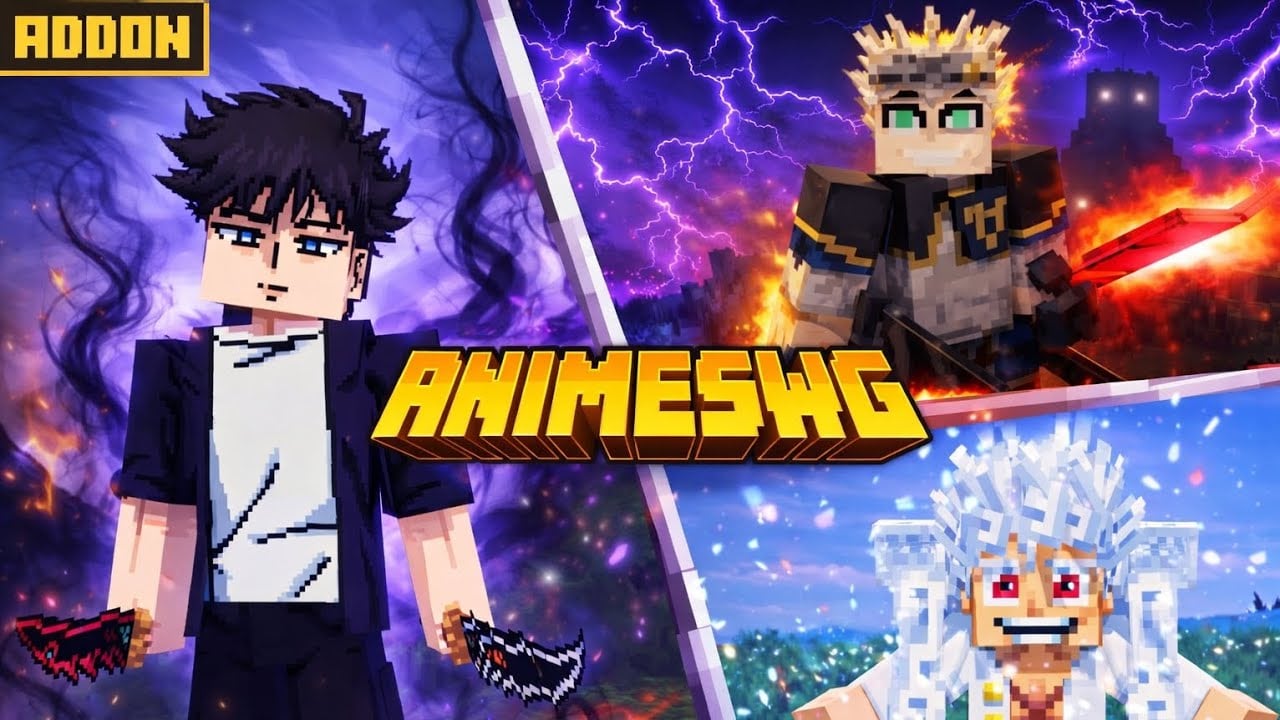 Animes WG Addon (1.21, 1.20) – MCPE/Bedrock Mod