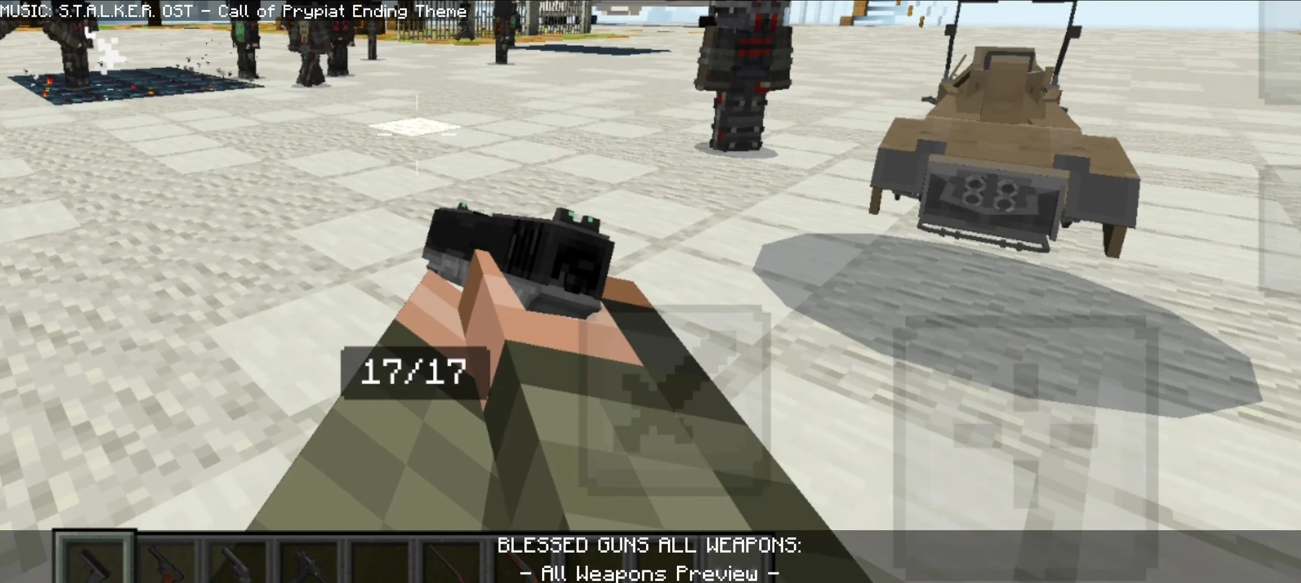 Blessed Guns Addon (26.x, 1.21) – MCPE/Bedrock 3D Survival Gun Mod — screenshot 4