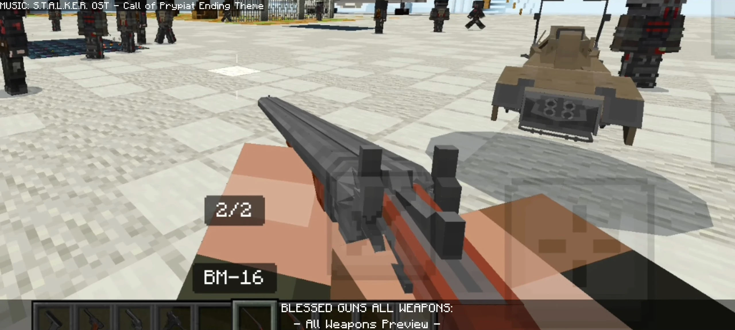 Blessed Guns Addon (26.x, 1.21) – MCPE/Bedrock 3D Survival Gun Mod — screenshot 5