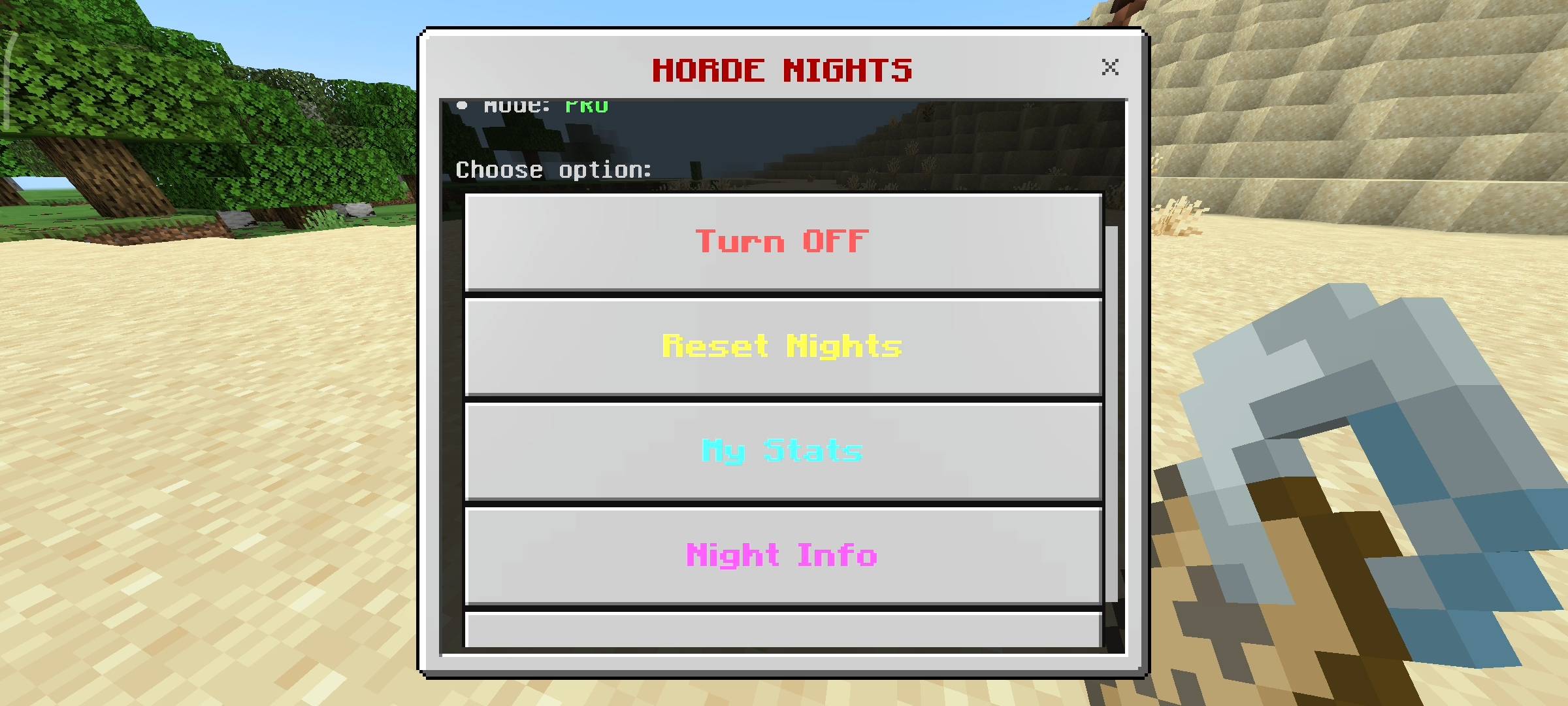 Horde Nights Addon (26.x, 1.21) – MCPE/Bedrock Mod — screenshot 2