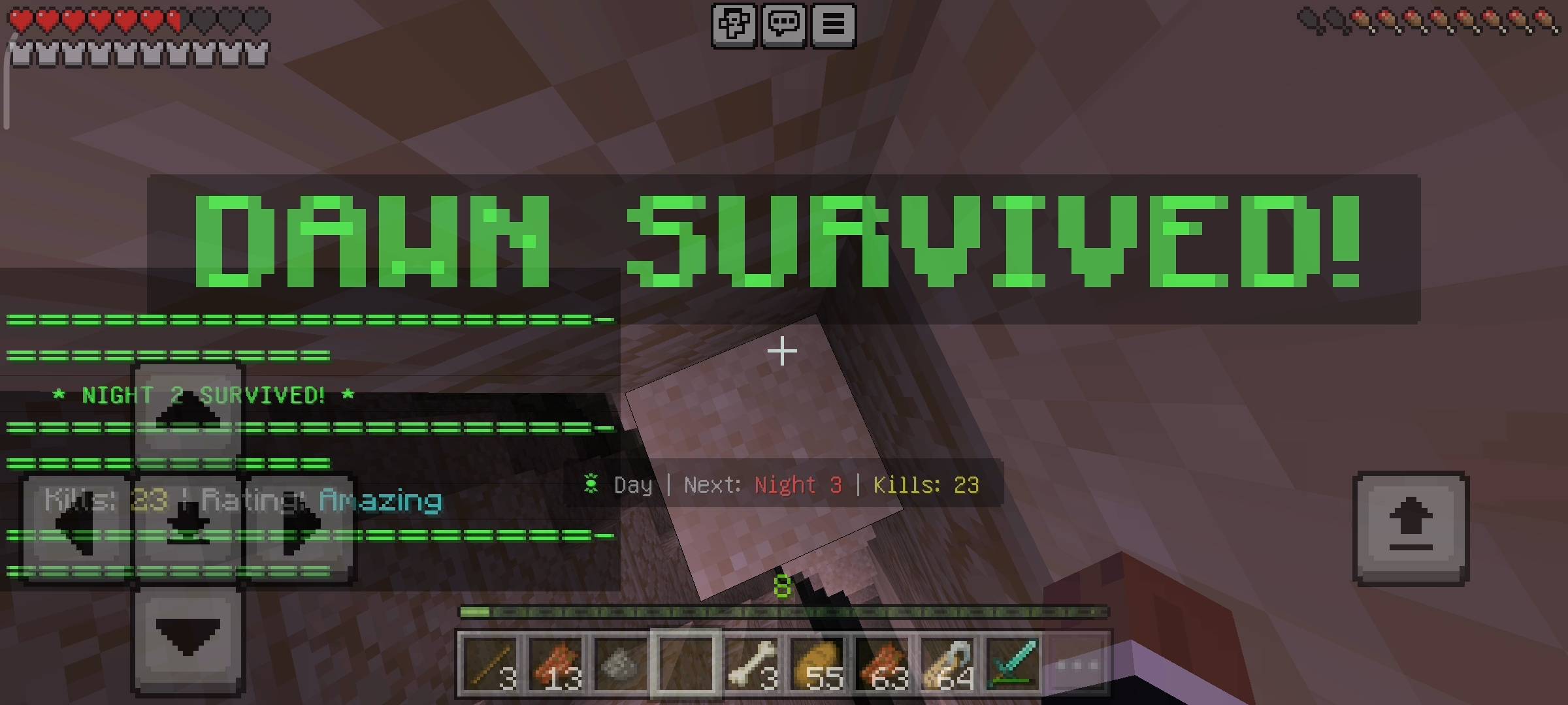 Horde Nights Addon (26.x, 1.21) – MCPE/Bedrock Mod — screenshot 4