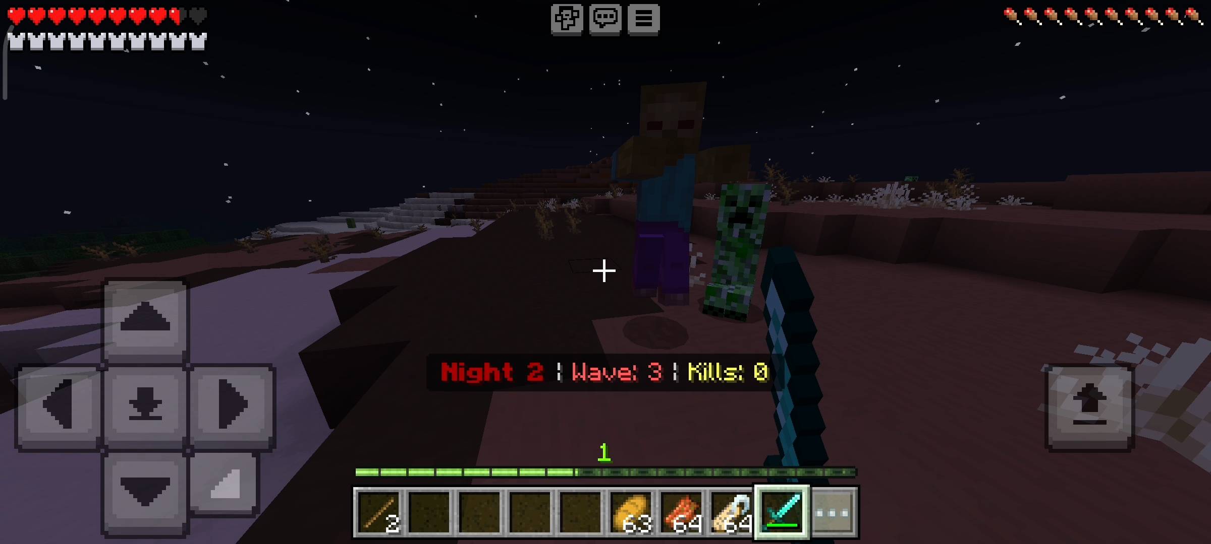 Horde Nights Addon (26.x, 1.21) – MCPE/Bedrock Mod — screenshot 5