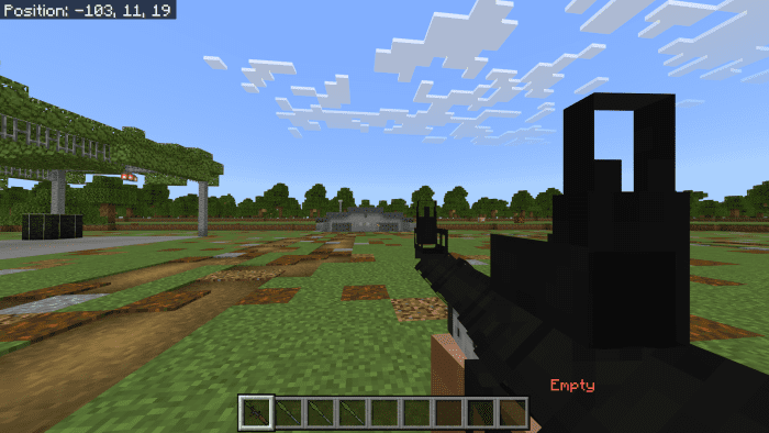 World Conflict Addon (1.21, 1.20) – MCPE/Bedrock 3D Guns Mod — screenshot 5