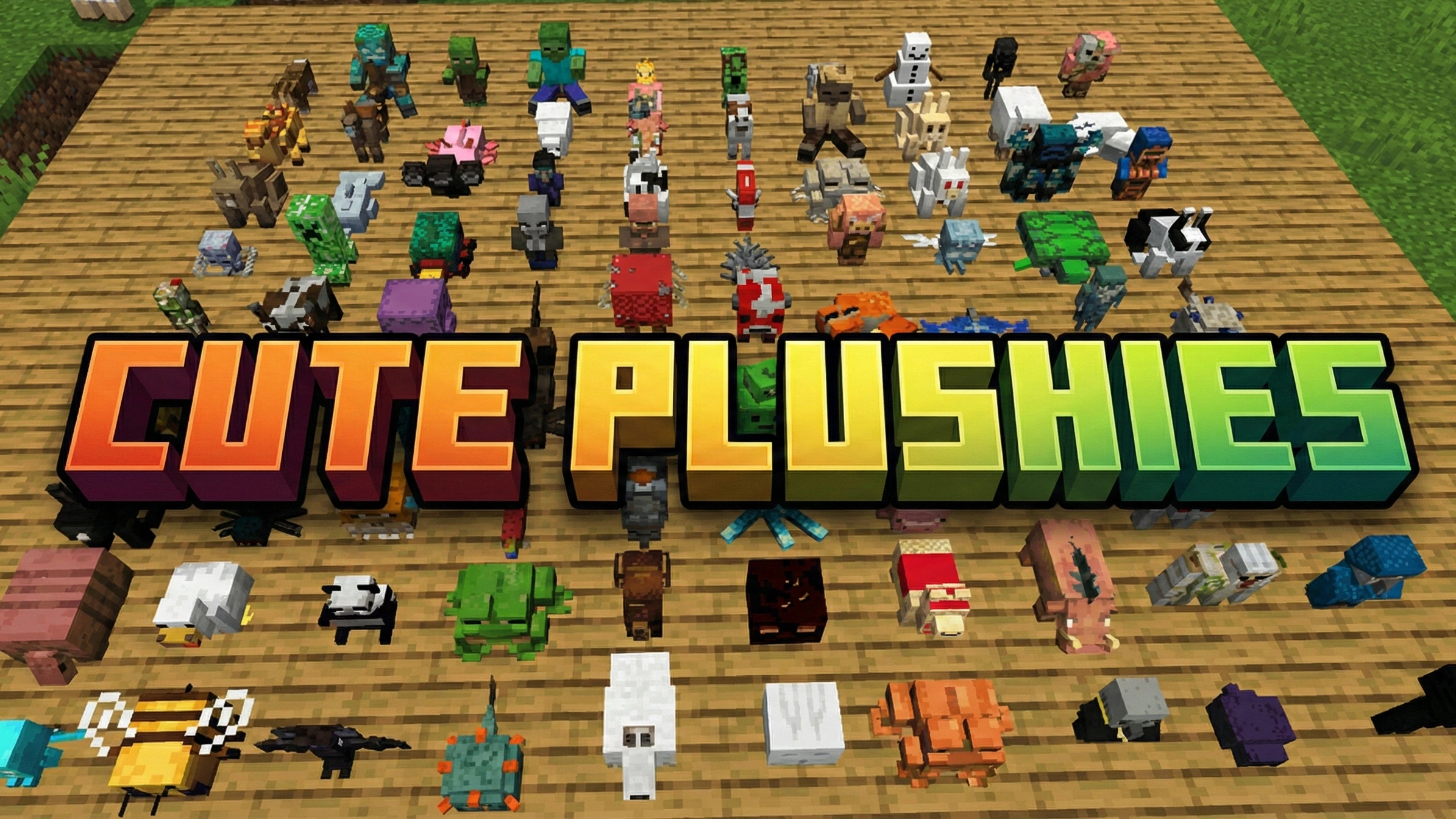 Cute Plushies Addon (26.x, 1.21) – MCPE/Bedrock Mod