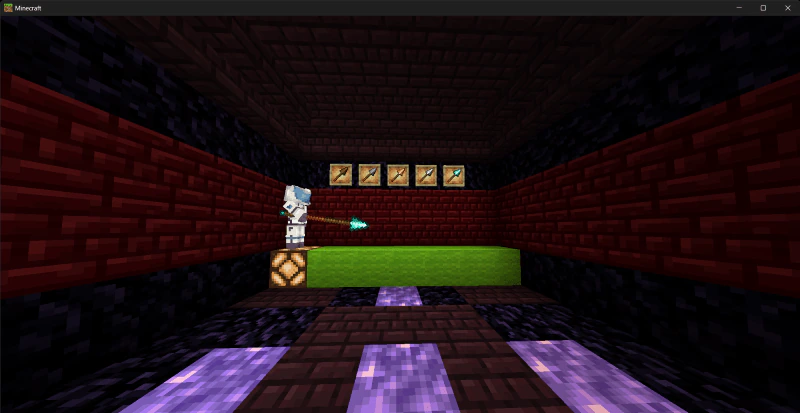 No Spear Blindspot Addon (26.x, 1.21) – MCPE/Bedrock Mod — screenshot 1