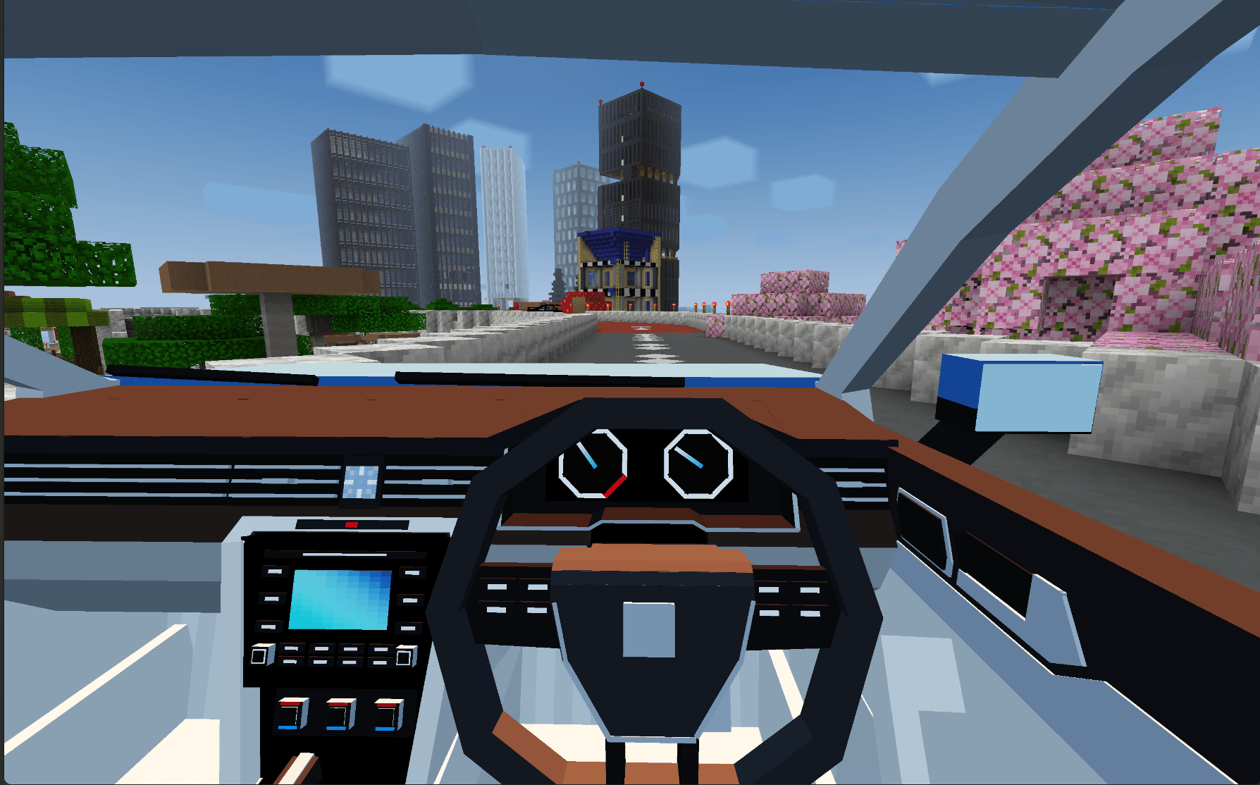 Passat B8 Addon (1.21, 1.20) – MCPE/Bedrock Mod — screenshot 2