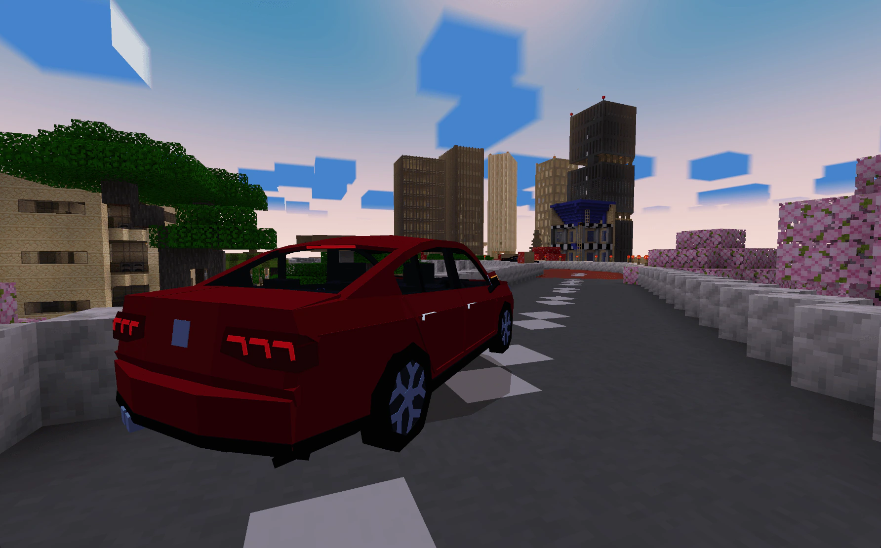 Passat B8 Addon (1.21, 1.20) – MCPE/Bedrock Mod — screenshot 3