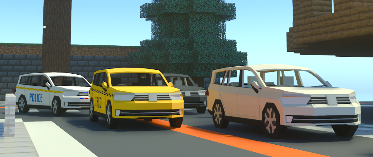 Passat B8 Addon (1.21, 1.20) – MCPE/Bedrock Mod — screenshot 5