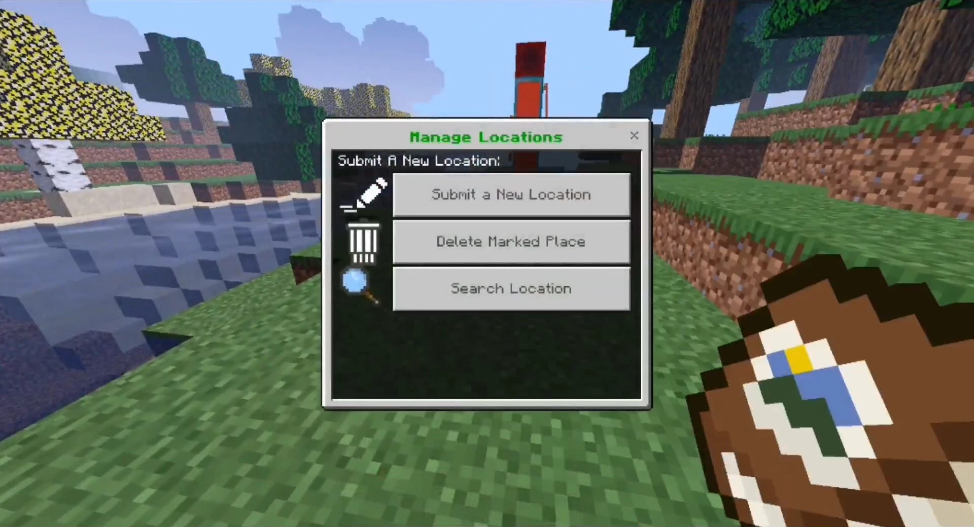 Location Diary Addon (26.x, 1.21) – MCPE/Bedrock Mod — screenshot 2