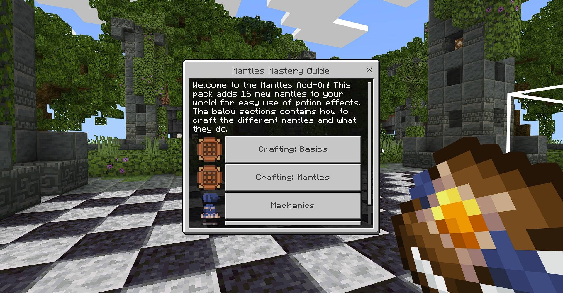 Mantles Addon (26.x, 1.21) – MCPE/Bedrock Mod — screenshot 2