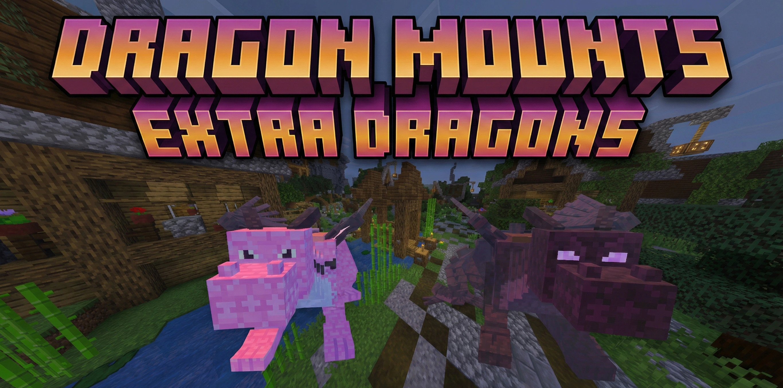 Dragon Mounts Extra Dragons Addon (26.x, 1.21) – MCPE/Bedrock Mod