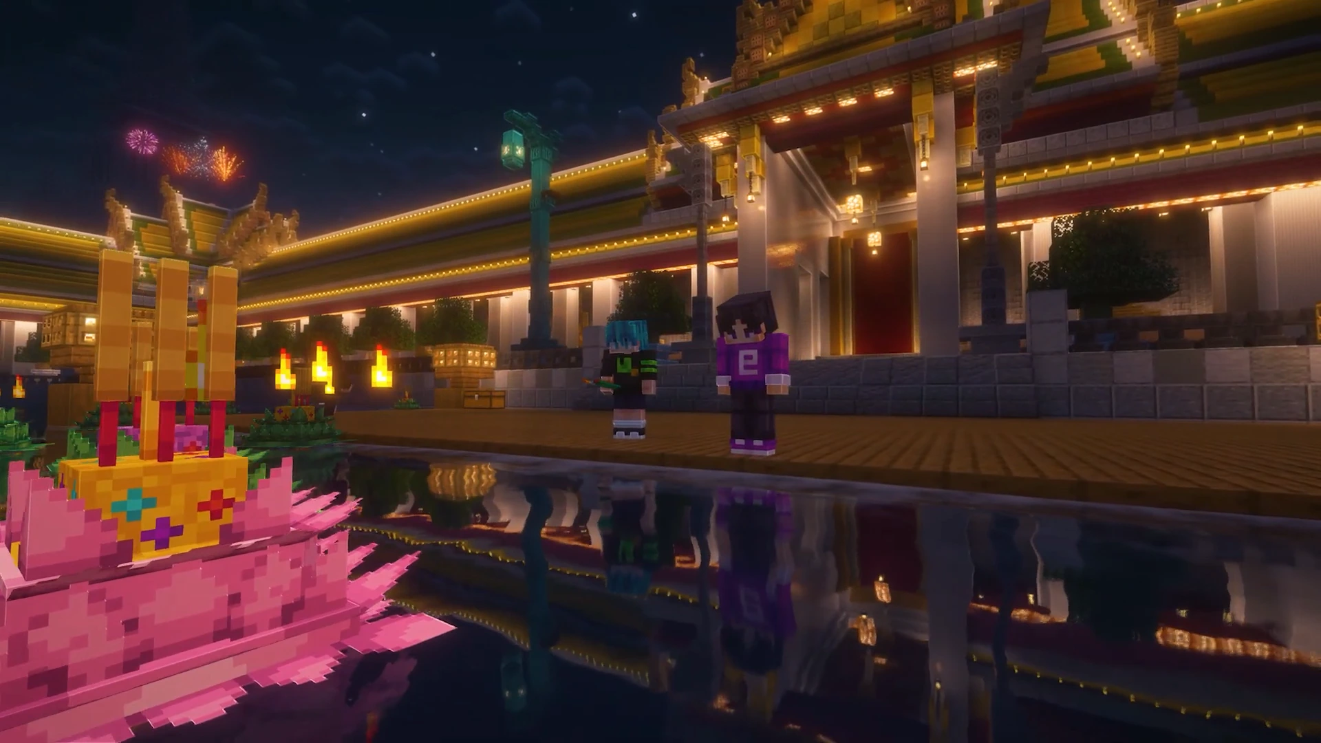 Loy Krathong Addon (26.x, 1.21) – MCPE/Bedrock Mod — screenshot 1